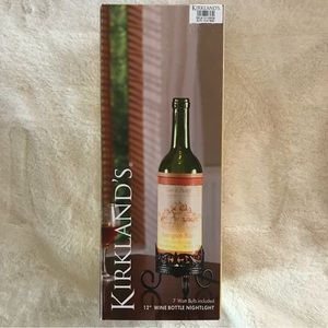 Kirklands Home 12” Wine Bottle Nightlight